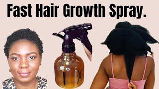 ROSEMARY WATER FOR FAST HAIR GROWTH: Spray Daily For Best Results