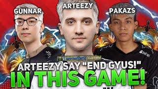 ARTEEZY SAY "END GYUS!" IN THIS GAME! | RTZ play on TINY MID vs GUNNAR and PAKAZS!