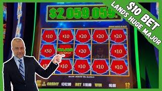 Amazing $10 Bet Lands A HUGE Major JACKPOT! Lightning Dollar Link