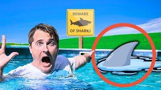 Shark in the Swimming Pool Adventure | Pool Rules Story by Papa Joel’s English