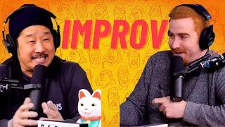 Improv Dogs & Korean War  (Bad Friends Podcast w Andrew Santino & Bobby Lee)