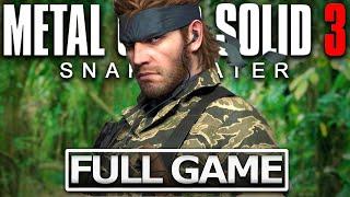 METAL GEAR SOLID 3: SNAKE EATER Full Gameplay Walkthrough / No Commentary 【FULL GAME】4K 60FPS