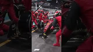 What A Double Pitstop Looks Like in F1  #Shorts