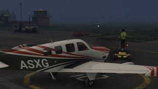 Flying the Black Square Bonanza with NO GPS to an airfield with NO ILS in almost zero visibility