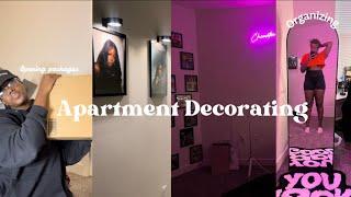 Apartment Decorating: Package Unboxing and Extreme Bedroom Makeover/Organization