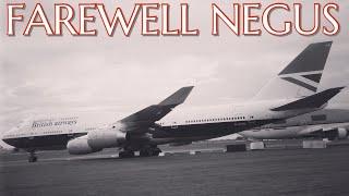 FAREWELL NEGUS | BRITISH AIRWAYS B747 RETRO LIVERY AT ITS NEW HOME COTSWOLDS AIRPORT + TRIBUTE