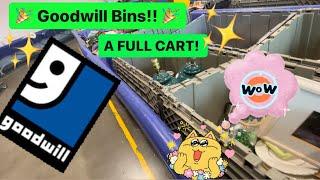 Let’s GO To Goodwill Bins! Let’s Thrift For Resale! More Items Worth $100+!! A Full Cart On Day 5!