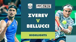 Alexander Zverev vs Mattia Bellucci Highlights | Rolex Shanghai Masters 2024