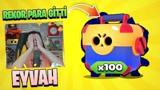 YAŞIMI 3 YAPTIM ve 100 MEGA KUTU İLE CEZALI KUTU AÇILIMI ! KEŞKE YAPMASAYDIM - Brawl Stars