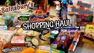 GROCERY HAUL ~ New in Home Bargains & Best Sainsbury's offers!