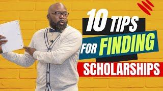 10 Tips for Finding Scholarships LIVE with Kantis Simmons