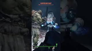 Fallout 4 Protectron Beats Up Super Mutant Again #fallout #fallout4 #modded #bethesda #xbox