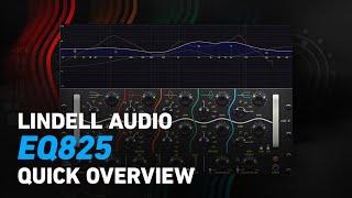 Lindell Audio EQ825 Mastering Equalizer - Quick Overview | Plugin Alliance