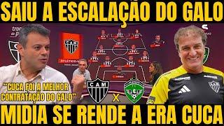 TROCA DE PASSES! SAIU A ESCALAÇÃO DO GALO E MIDIA ELOGIA ERA CUCA NO GALO NOTICIAS DO ATLETICO MG HJ