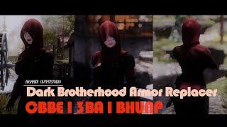 SKYRIM OUTFIT I Dark Brotherhood Armor Replacer  CBBE I 3BA I BHUNP