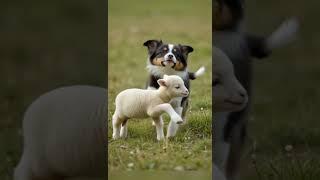 Loyal Pup + Curious Llama = Pure Joy!