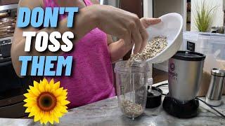 DON'T Throw Away Your Sunflower Heads Before Watching This