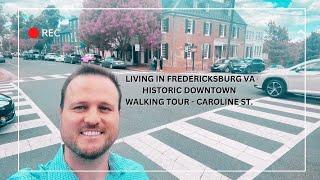 Downtown Fredericksburg VA Walking Tour - Caroline St. #dreamhome #fredericksburgva #virginia #home