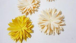 How To Make Beautiful Paper Flower #1 / Lana Paper Flowers