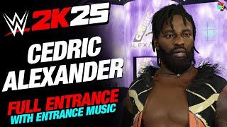 CEDRIC ALEXANDER WWE 2K25 ENTRANCE - #WWE2K25 CEDRIC ALEXANDER ENTRANCE WITH MUSIC