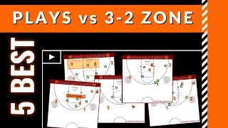 TOP 5 Plays To Get Easy Buckets Against a 3-2 Zone (aka 1-2-2 Zone)