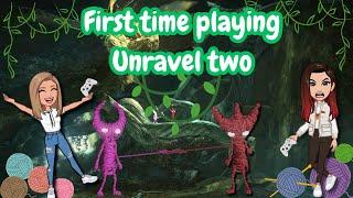 First Time Playing Unravel Two!!!!