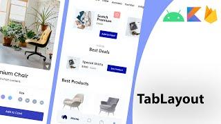 #13 Modern android ecommerce app | TabLayout