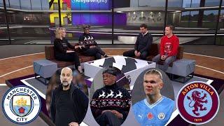 Kelly & Wrighty Review Aston Villa vs Man City 2-1  | Ian Wright Discuss Pep Guardiola Problem