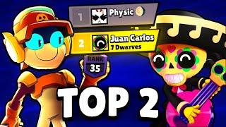 JUEGO CON EL NUEVO TOP 1 DEL MUNDO ¡SUBIMOS A RANGO 35! | BRAWL STARS