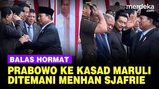 [FULL] Prabowo Balas Hormat Kasad Maruli, Salam Komando dengan Jenderal Senior Kopassus