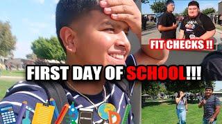 SNEAKING JACOB AND ROY ON CAMPUS!! First day of school vlog and fit checks