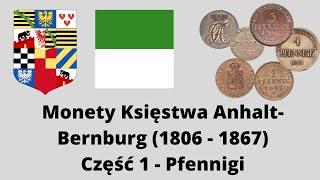 Monety Niemieckie - Księstwo Anhalt - 1 Pfennig - część 1