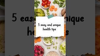 5 easy and unique health tips #gut #guthealth #guthealthmatters#guthealthnutrition#healthtips#unique