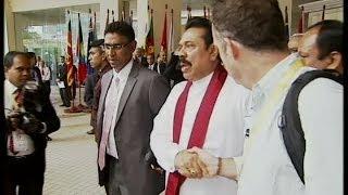 Mahinda Rajapaksa dodges questions about war crimes