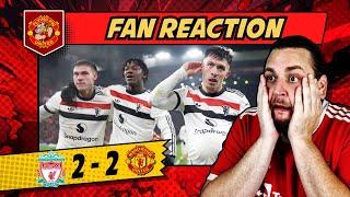 Amorim Proud! Liverpool 2-2 Manchester United GOALS United Fan Reacts