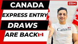 Canada Express Entry Draws are Back  First Canada Express Entry Draw January 2023