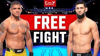 Khamzat Chimaev vs Gilbert Burns | Full Fight Highlights #ufc #ufc308 #khamzatchimaev #ufchighlights