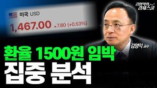 환율 1500원 임박, 멈추지 않는 이유는? [김영익의 경제스쿨]