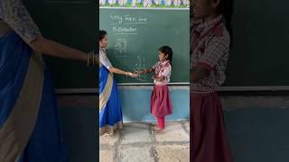 Easy trick for Multiplication by Varshini..#govtschool  #shortsviral #maths #fun #easytrick#shortcut