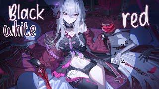 『Nightcore』 Black White Red - Cjbeards (Lyrics)