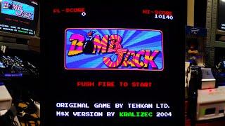 BOMB JACK 2004 Kralizec MSX2 - Nice conversion played on TV CRT 15khz with MiSTer FPGA