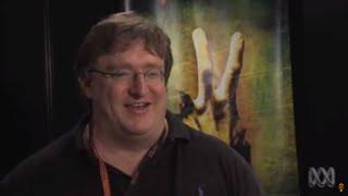 Гейб Ньюэлл про пиратство в России 2009 | Gabe Newell about piracy in Russia 2009