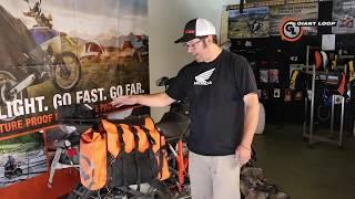 Giant Loop's Round The World Panniers Motorcycle Soft Luggage with New GL Pannier Mounts