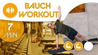 7 Min Sixpack Workout zum Mitmachen | Schwierigkeitsstufe mittel | ohne Equipment für zu Hause