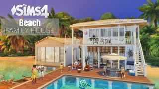 BEACH Family Home • Rustic Interior Design | NoCC | Sulani | THE SIMS 4