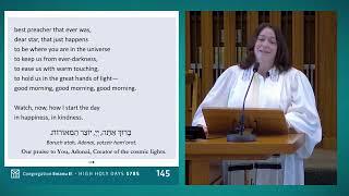 Rosh Hashanah Morning Service (Oct. 3, 2024/5785)