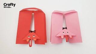 Origami Mouse game | Paper mouse | Running mouse Game | Paper toys | Crafty Minds