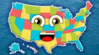 50 States of America Song | All USA States and Capital Cities