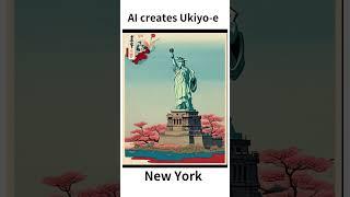 AI creates Ukiyo-e's #shorts  #aiart #ai #lookbook