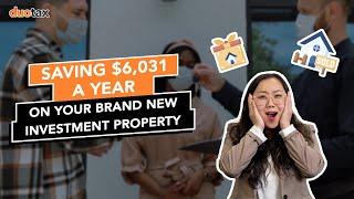 BRAND NEW INVESTMENT PROPERTY TAX DEPRECIATION